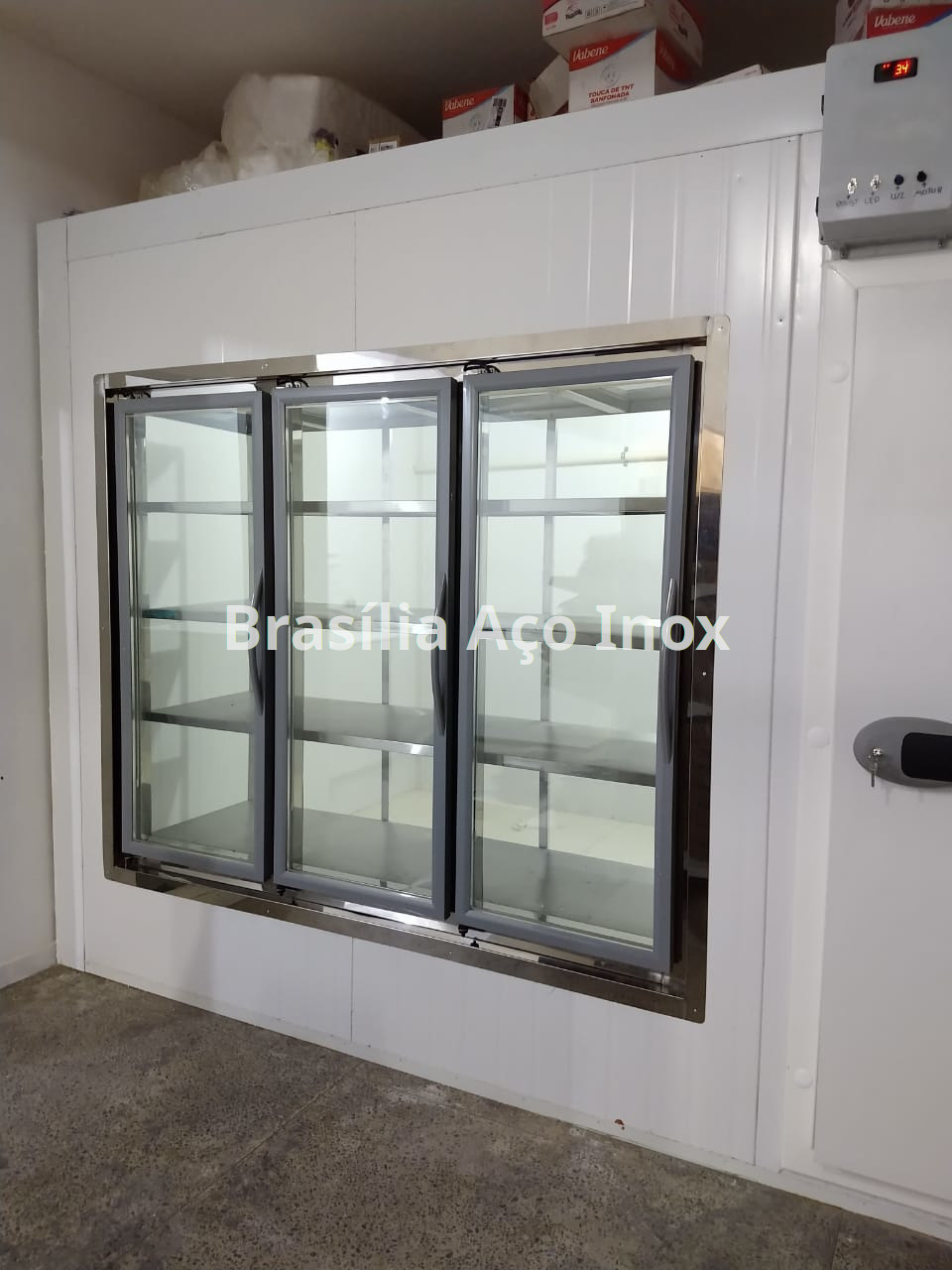 Câmara Fria Expositora. Walkin Cooler. Imagem 15